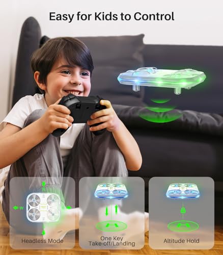 Syma Kids Drone With Led Lights - X880 Indoor Drone With Altitude Hold thumb #2