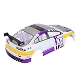 Plyisty RC-Car-Karosserie-Upgrade, Leichtes, Ferngesteuertes PVC-Car-Cover-Grafikdesign für Rennwagen Im Maßstab 1:10, Nahtlose Passform, Schützt Chassis und Komponenten, Reibungslosere Handhabung
