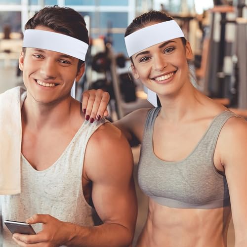Image of ONUPGO 18Pcs Head Ties for Men Women, Adjustable Headbands Sports Sweatband Ninja Ties Head Band, Sweat Wicking Workout Headband for Sports, Running, Tennis, Yoga, Soccer, Karate