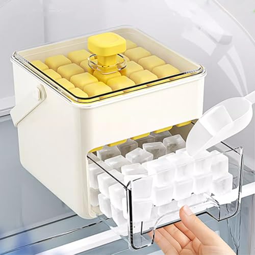 Bandeja de hielo con tapa transparente y cajón de almacenamiento miniatura 2