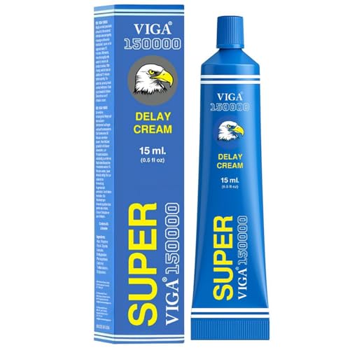 Image of Super Viga 150000 Delay Cream for Men - Premium Desensitizing Formula - 0.50 Fl Oz