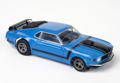 AFX Mustang - Boss 302 - Blue HO Scale Slot Car