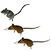 Gazechimp 3X Prateria Realistica Mouse Ornamento Fridge Magnet Spoof Prop Topi Argilla