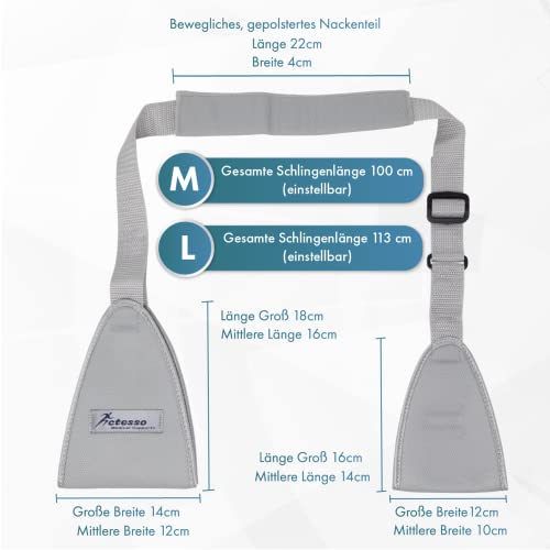 Armschlinge Actesso Gurtband zur Ruhigstellung des Arms