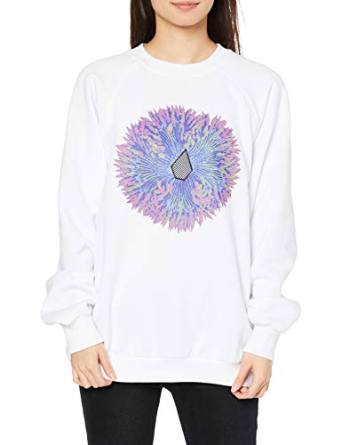Volcom Women's Coral Morph Long Sleeve Crew Neck Sweatshirt #TOP8