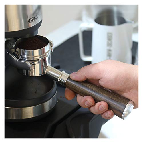 XIAORUI Portafiltro sin Fondo Café De Acero Inoxidable Reutilizable Portafiltro Sin Fondo Portafiltro 51 Mm Fit For… - Imagen 3
