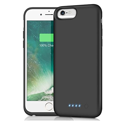 Battery Case for iPhone 6s Plus/6 Plus/7 Plus/8 Plus,8500mAh Rechargeable Charger Case External Battery Pack for iPhone 6s Plus/6 Plus/7 Plus/8 Plus Portable Charging Case Backup Power Bank(5.5 inch)