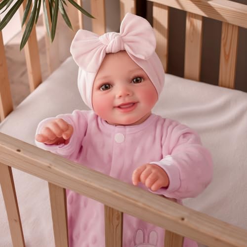 Muñecas Reborn Bebé Bebida y Húmedas 2 Piezas 17 Inch miniatura 6