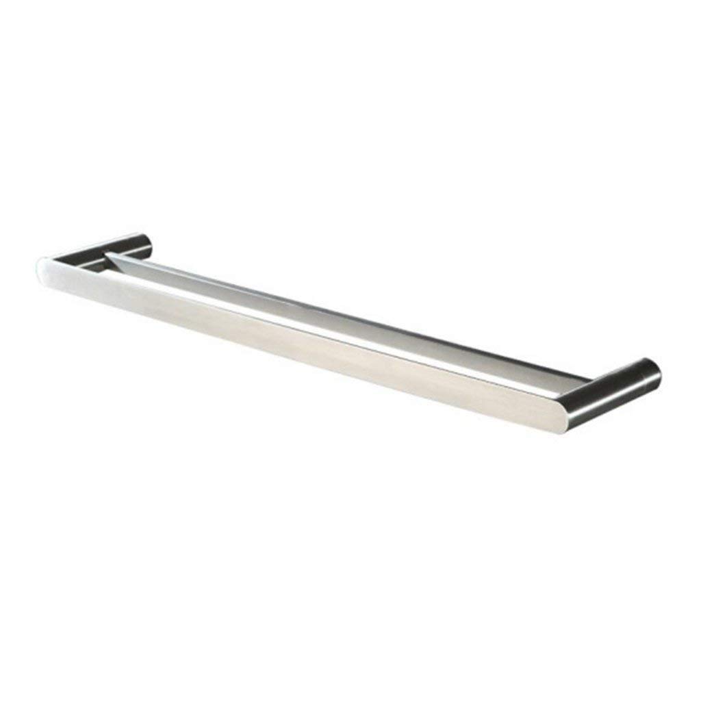 Double Towel Bar Wall Mounted 304 Stainless Steel Towel Rail Brushed Finish For Bathroom Or Kitchen Towel Rack