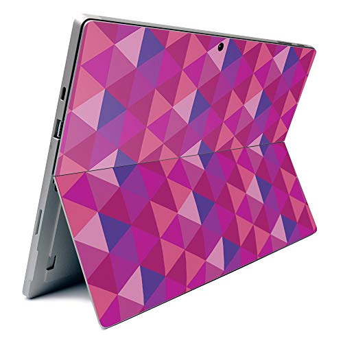 Image of MightySkins Carbon Fiber Skin for Microsoft Surface Pro 7 - Pink Kaleidoscope | Textured Carbon Fiber Finish | Easy to Apply, Remove, and Change Styles | Made in The USA