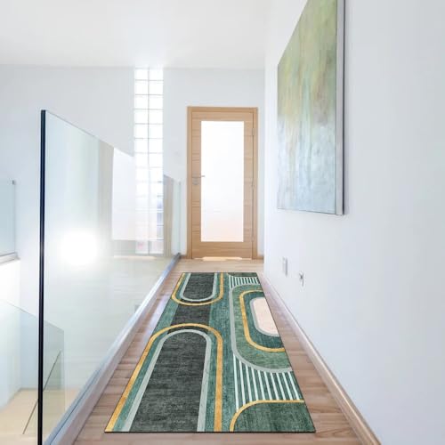 Alfombra de pasillo de 80 x 220 cm moderna para decorar dormitorios y entradas 6