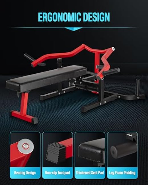 Chest Press Machine Home Gym,1050 Lbs Weight Bench Press Machine with Independent Converging Arms,Incline/Decline/Flat Bench Press Machine,Upper Body Workout Bench