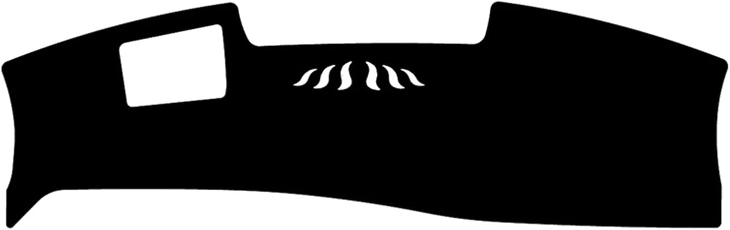 Summer Anti Reflective Suede Car Inner Dashboard Cover Mat Instrument Pan Sunshade Pad for Hyundai Tucson 2025(Black Black,with hud)