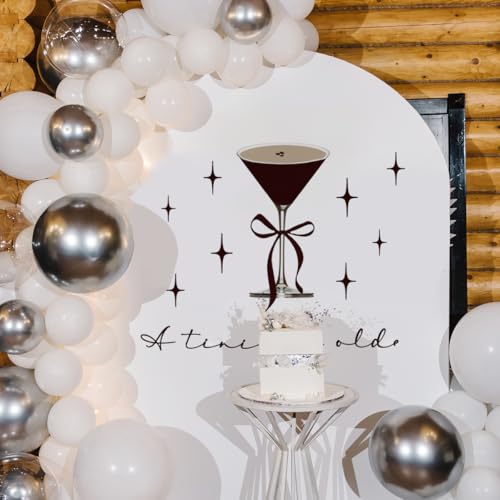 Vinilo decorativo de martini para fiesta temática miniatura 3