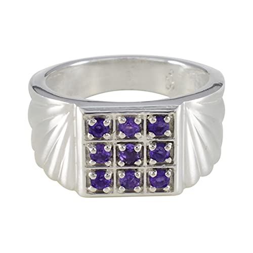 Bagues en améthyste véritable et argent 925 : la haute joaillerie