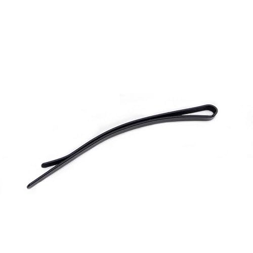 Miniatura 2 de Chironal 100 pinzas negras para el pelo, accesorios de herramientas de peinado, unisex (grueso)