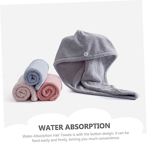 POPETPOP 15 Pçs Touca De Cabelo Seco Absorção Toalha De Cabelo Seco Toalhas De Banho De Secagem Rápi