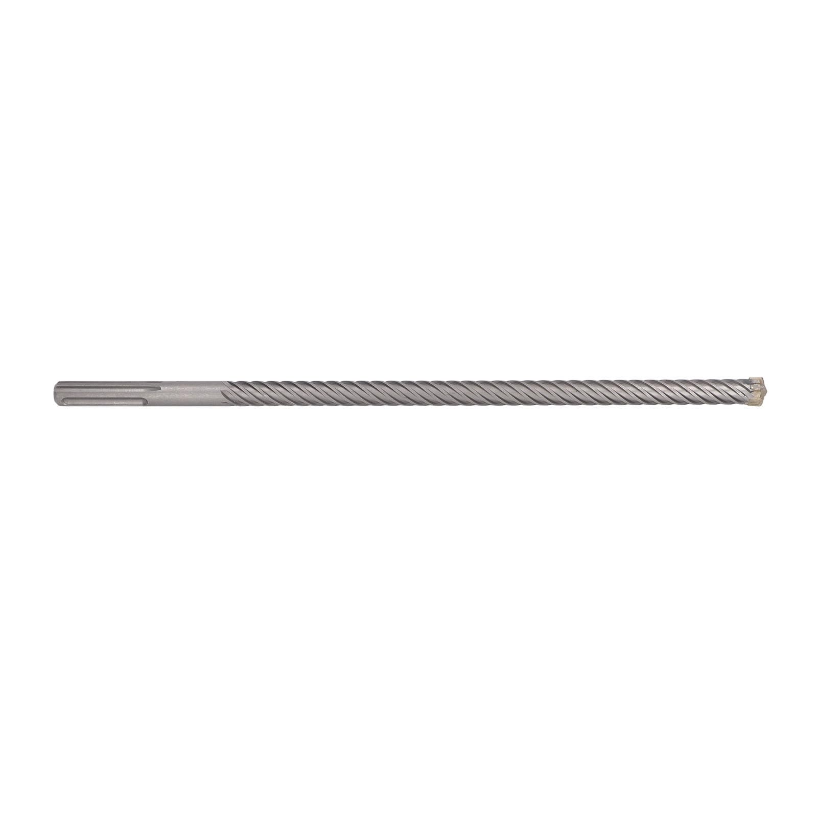 Broca para martillo perforador, broca con punta de carburo de impacto de 6 flautas para ladrillo, piedra y hormigón, duradera, resistente, 20mm, 500mm