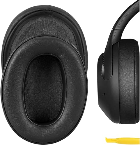 Image of XB900N Earpads Cushion Compatible with Sony WH-XB900N, WH-CH710N Headphones, Ear Pads with Soft Protein Leather High-Density Noise Cancelling Memory Foam Replacement Earmuffs - Black