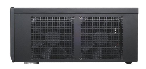 Gabinete para PC SilverStone Technology SST-GD05B-3.0-USA Micro-ATX de aluminio y acero con 2 puertos USB 3.0 frontales en negro miniatura 4
