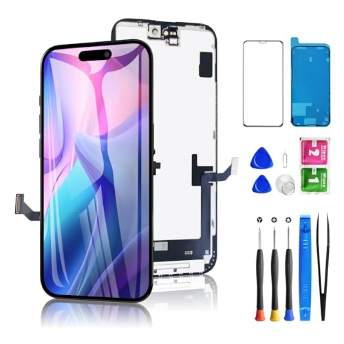 for iPhone 15 Plus Screen Replacement with Complete Repair kit