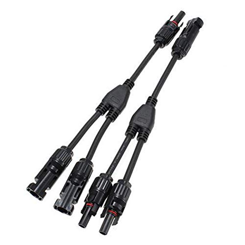1 Pair MC4 Branch Y Adapter Connectors M/M/F and F/F/M for Solar Panels Shipping