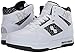 British Knights Men's Kings SL Classic Hi Top Fashion Sneaker, White/Black/Silver, 10.5 M US