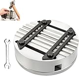 XNXYSMKJ Plataforma para Grabado de Joyas, Soporte de precisión con Ranuras Ajustables, Base de Acero para Tallado y fijación de Pulseras. (196 * 60mm)