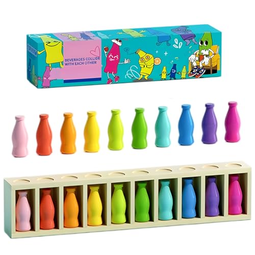 Fun Board Game,Bottle Color Challenge Game for Kids and Adults,Pouplar