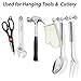 EVISWIY 48LB Magnetic Hooks for Cruise Cabins Refrigerator Locker Classroom Heavy Duty Magnet Hooks Hangers for Hanging BBQ Grill Tools Keys 10 Pack
