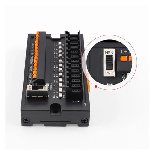 Módulo de distribución PLC conector de 3 pines amarillo para sensores de proximidad 5