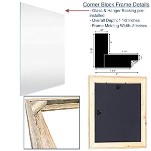 BarnwoodUSA Rustic Signature Corner Block Picture Frame - Our 11x14 Picture Frame can be Mounted Horizontally or Vertically and is Crafted from 100% Recycled and Reclaimed Wood | No Assembly Required BarnwoodUSA Rustic Signature Corner Block Picture Frame Our 11×14 Picture Frame can be Mounted Horizontally or Vertically and is Crafted from 100 Recycled and Reclaimed Wood No Assembly Required