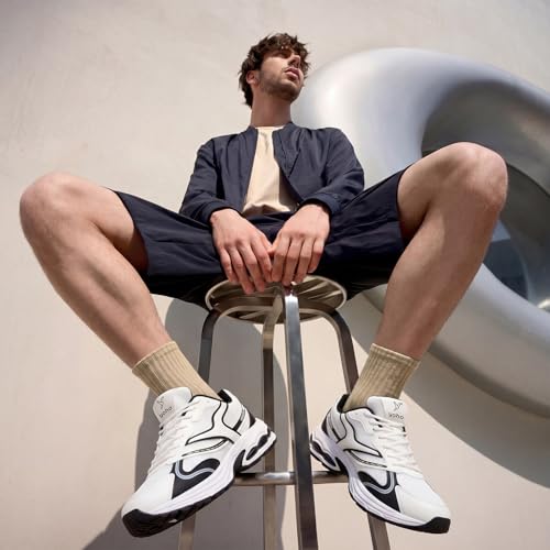 Image of YOHO Men's Pact Chunky Lace Up Sneaker | Breathable, Cushioned & Stylish | Casual Shoes for Man /Boys /Gents
