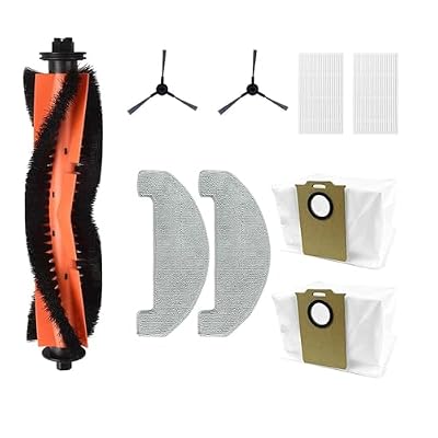uninell Robot Vacuum,UR3,Accessory kit(Rolling Brush*1, Side Brush*2, HEPA Filter*2, dust Bag*2, mop*2)
