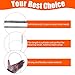 Imaictuu 4PCS Tube Cleaner Brush 39 Inches Extra Long Straw Cleaner Brush with Soft Nylon Bristle for Cleaning Straw, Kegerator, Feeding Tube, Line, and Pump （Black）