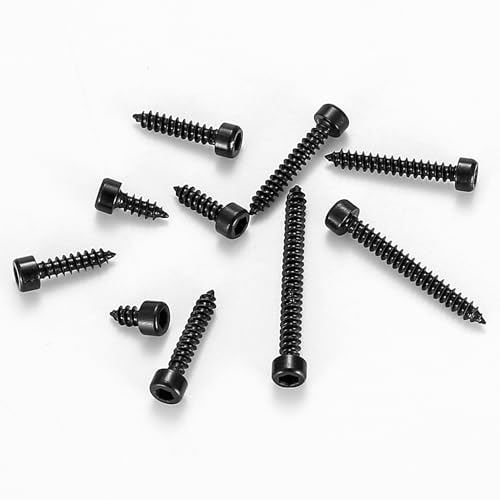 Qiwuhai 720 Metric Hex Socket Cap Head Self Tapping Screws, 480Pcs M3 Stainless Steel Socket Head Cap Wood Screws Assortment Kit thumb #3