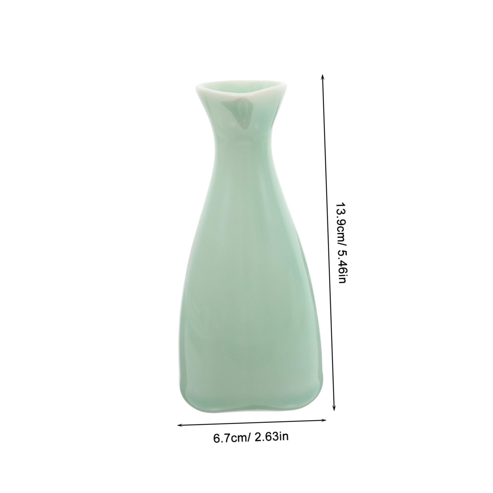 Japanisches Sake Set 1 Satz aus Keramik mit Tokkuri Flasche