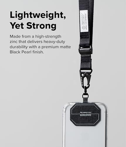 Sangle de téléphone portable Ringke avec cordon boucle à came et patch dragonne polyester
