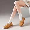 Touchmosees Mocasines Penny de Cuero para Mujer, Zapatos Casuales de Vestir Tipo Slip On 4