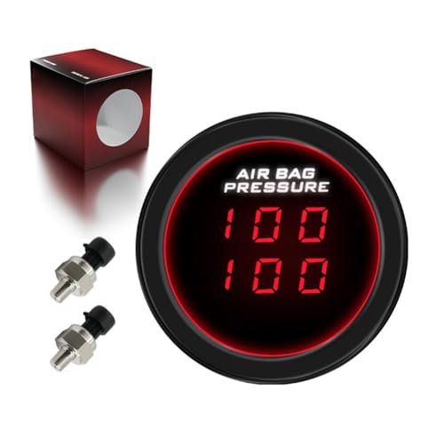 Manomètre numérique double écran LED capteur NPT1/8 220 psi - 4