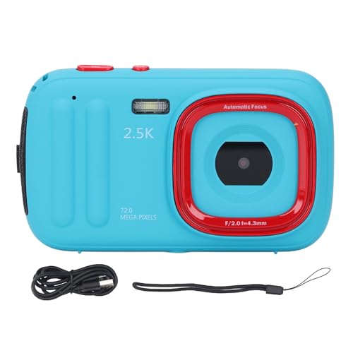 Cámara digital Cuifati 72MP 2.5K HD con pantalla IPS azul miniatura 1