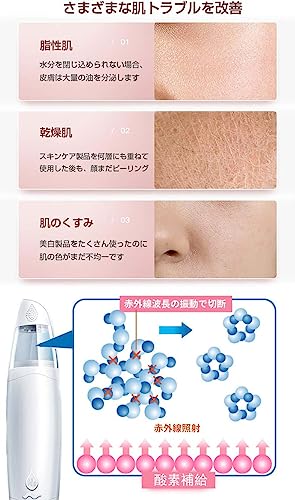 水素噴霧器 高濃度水素水 水素吸入 水素水生成器 フェイススチーマー 美顔器 高濃度水酸素顔スプレー 高圧水酸素注入噴霧器 - 画像 5