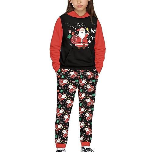 Renewold 2 Pieces Set Kids Hoodie Sweatshirt and Sweatpants Long Sleeve Boys Girls Tracksuits Activewear