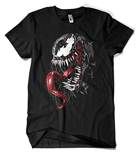 Camisetas La Colmena 4052-Venom Realista Black - PRETO