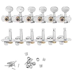 Drfeify 6 + 6 Mécaniques pour Guitare,Tuners têtes de Machine en Alliage de Zinc pour Guitare 12 Cordes Accessoires de… - Les Beatles, Paul McCartney, John Lennon, RIngo Starr, George Harrison
