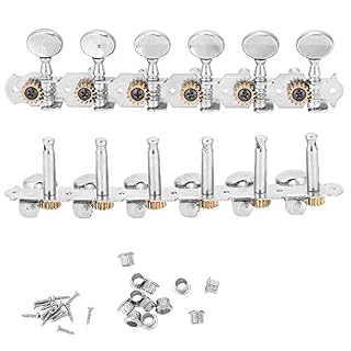 Drfeify 6 + 6 Mécaniques pour Guitare,Tuners têtes de Machine en Alliage de Zinc pour Guitare 12 Cordes Accessoires de… - Les Beatles, Paul McCartney, John Lennon, RIngo Starr, George Harrison