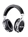 Bluetooth Headphones Active Noise Cancelling, Bluedio F2 ANC Over Ear Wireless Headphones 180° Rotation,Wired and Wireless Headphones for Cell Phone/TV/ PC - Black