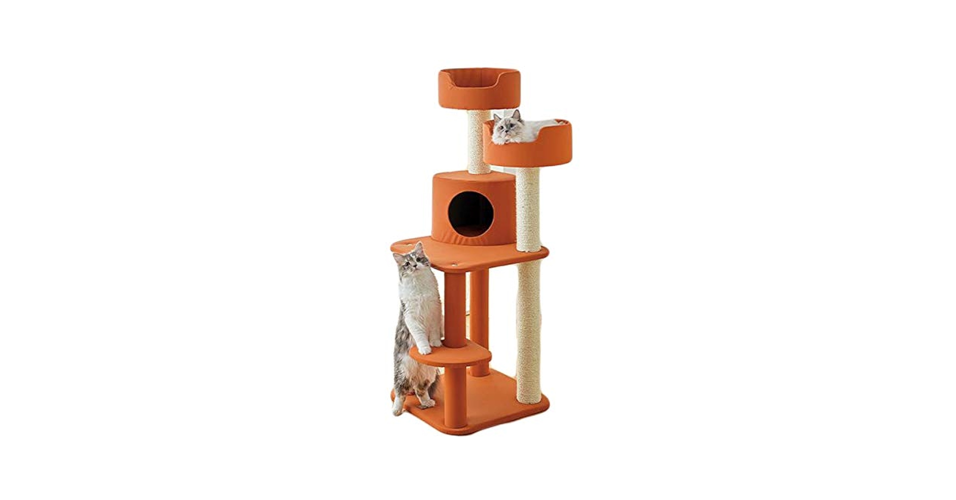 Amazon | キャットベーシックタワー (高さ126cm キャットタワー