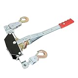 SOBS Industrial Portable Dual Gear Power Puller Industrial Power Puller Double Ratchet Heavy Duty Hand Puller with Gear Hook Suitable for Agriculture Gardening Machinery Workshops (Size : 2ton)