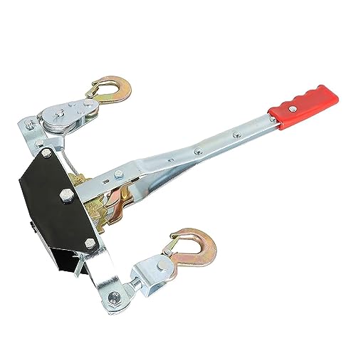 HYBMRQVD Extractor Industrial portátil de Doble Potencia, de Doble trinquete, Resistente, con Gancho, Apto para maquinaria agrícola, de jardinería y talleres (tamaño: 2 toneladas)